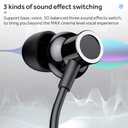 LANDIBO Wireless Waterproof Sports Earphones with 100 Hours of Playback time, Bluetooth Earphones with Microphone, in Ear Noise Reduction, Used for Gym Running and Exercise (Y10)