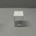 Clear Figure Display Case 3x3x4.5 inch Small Acrylic Figurine Storage Box Showcase for Collectibles Minifigure Mini Dolls Toys Organizer (Pack of 1)