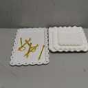 5 Pcs Dessert Table Display Set  2 Pcs 3Tier Dessert Display Stands & 3 Pcs Serving Tray  Dessert Trays Dessert Stands Treat Table Displays Set for Tea Parties,Birthdays & Baby Showers