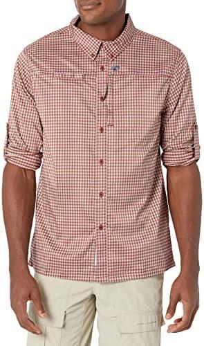 Costa Del Mar Unisex Adult Angler Tech Button Down Plaid Shirt, Small