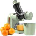 Greater Goods Cold Press Juicer, Powerful Slow Masticating Juice Extractor with Quiet Motor for Fruits and Vegetables, High Juice Yield, Easy to Clean, Sage Green