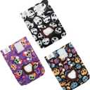 CuteBone Halloween Dog Diapers Female Washable Small Medium Large 3 Pack Reusable Doggie Diapers Puppy Period Pants for Doggy Heat Cycle Peeing, Size: M