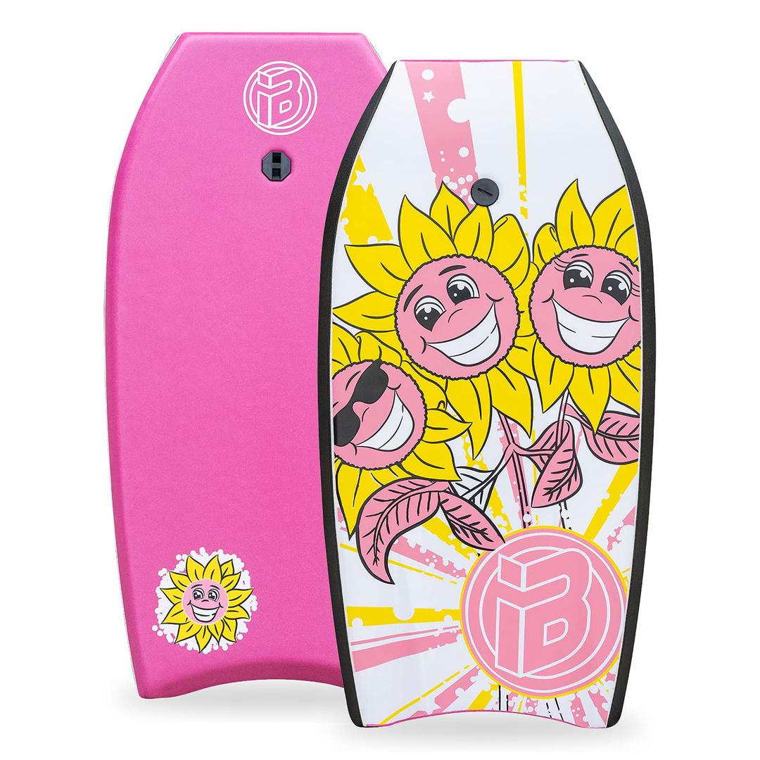 Bodyboard 37" w/ Leash EPS Core Lightweight Board for Adults