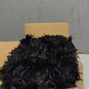 Bedsure Waterproof Dog Blankets for Large Dogs - Calming Cat Blanket for Couch Protector Washable, Long Faux Fur Pet Throw Blanket for Puppy, Reversible Furniture Protection, 50"x60", Black