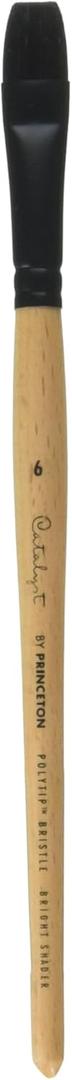 Princeton Catalyst Paintbrush, Size 6, Light Wood