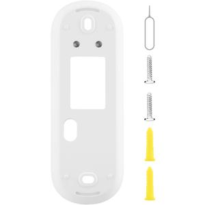 LEFXMOPHY Backplate for Arlo Video Doorbell 2K 2nd Generation Back Plate Replacement Part Screw Mounting Holder Mount Accessory (1 Pack)