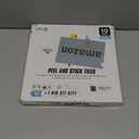 Art3d 10-Pack Heavy-Duty Peel and Stick Backsplash, 12 x 12 Inch Vinyl Seaglass Subway Design Stick on Wall Tile for Kitchen Living Room Home Decor, White