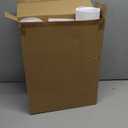 3 Pack Flexible Gutter Downspout Extensions Extendable from 21" to 67", Downspout Extender Comes with Adapters, Thickened Down spout Drain Extension for Rainwater Drainage(White)