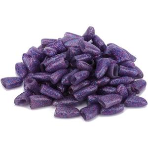 100PCS Dog Nail Caps, Pet Dog Soft Claws Nail Cover Dog Claws Glue Applicators Nail Cover for Cat Claws(L-purple)