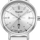 Ladies Quartz Analog Watch,Silicone Band, Calendar Date Display, Water Resistant, Watch for Women Nurses Female Nursing