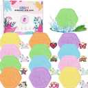 12 XL Colorful Unicorn Bath Bombs for Girls 3 4 5 6 7 8 9 Years, Kids Bath Bombs with Surprise Toys Inside, Birthday Halloween Christmas Gifts Set for Children