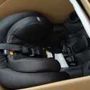 Chicco Fit360 ClearTex Rotating Convertible Car Seat with 360 Degree Rotation for Rear-Facing and Forward-Facing, LeverLock Self-Tensioning Lock System, Obsidian/Black