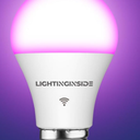 Lightinginside Smart Light Bulbs 60W Equivalent, WiFi Smart Bulb Compatible with Alexa/Google Assistant/Smart Life, A19 E26 RGBCW Color Changing, No Hub Required,2.4G WiFi, ETL Listed, 9W 800LM, 4PCS