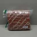 Wonnitar Moroccan Washable Area Rug, 3x5 Non-Slip Rugs for Living Room, Geometric Tribal Kitchen Entry Throw Mat, Soft Low Pile Non-Shedding Carpet for Bedroom Apartment Dorm (Brown,3'x5')