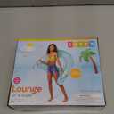 Intex 58859EP Sit 'N Float Inflatable Pool Float: Pool Lounge with Built-in Cup Holders  Heavy-Duty Handles  220lb Weight Capacity  58" x 39"  Colors May Vary