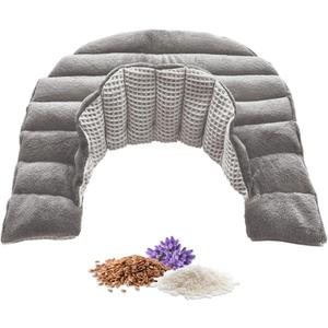 Heating Pad Solutions Microwavable Heating Pads - Neck & Shoulder Relaxer for Upper Back & Neck - Reusable Heating Pad & Hot Pack - 1 XL Pack - Lavender Aroma
