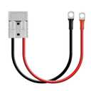 DC HOUSE 120A Battery Connector Plug, 4 AWG, 600V 0.98ft, M8 Battery Cables, Waterproof Quick Connectors for Lifepo4 Batteries Power Transfer, Golf Carts (1 Pcs)