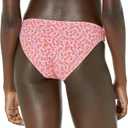 2 x Amazon Essentials Women's Side Tab Bikini Swimsuit Bottom (X-Large, Pale Peach Micro Floral)