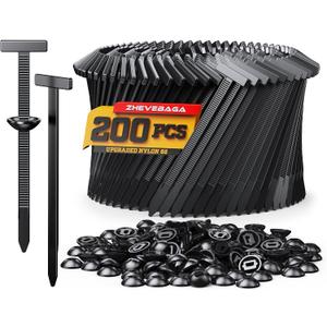 Nylon Universal Cable Tie Buckle -200PCS Upgrade Fastening Clip Zip Ties for Car Repairs