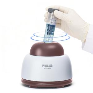 ULAB Mini Vortex Mixer with Touch Function,Nail Polish,Eyelash Adhesives and Acrylic Paints Mixing, Lab Vortexer for Centrifuge Tubes and Test Tubes, US Plug, UMP1011