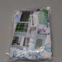 AnyDesign Easter Kitchen Towels Cotton Hand Drying Tea Towel Blue Porcelain Bunny Rabbit Floral Dish Towel Seasonal Decoration for Spring Farmhouse Home Kitchen Bathroom Decor, 2Pcs