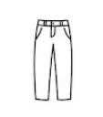 OIIIO Men's Athletic Fit Jeans Denim Pants (28, 24014 Blue)
