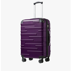 Coolife Luggage Suitcase Carry-on Hardside Travel Luggage TSA Lock Spinner Telescopic Handle