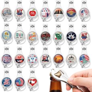 24 Set New York Keychain Souvenirs and Gifts Bulk Includes New York Keychains Bottle Openers Nail Clipper Gifts
