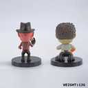 10PCS Horror Movie Action Figure Mini Scary Anime Action Figures Halloween Horror Killer Set for Decor Collectible Merchandise