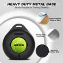 Hikeen Premium Tennis Trainer Rebound with Metal Base,Portable Solo Tennis Trainer Set with 3 Highly Elastic String Balls,Tennis Practice Equipment for Adult Kids an Beginners