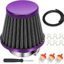 HIAORS 35mm Air Filter for 50cc 70cc 90cc 110cc 125cc Taotao Coolster Baja Apollo SSR Kazuma Pit Dirt Bike ATV Quad Go Kart Motorcycle XR50 XR70 DB10 DB14 ATA-110B PW80 KFX 50 Parts Purple