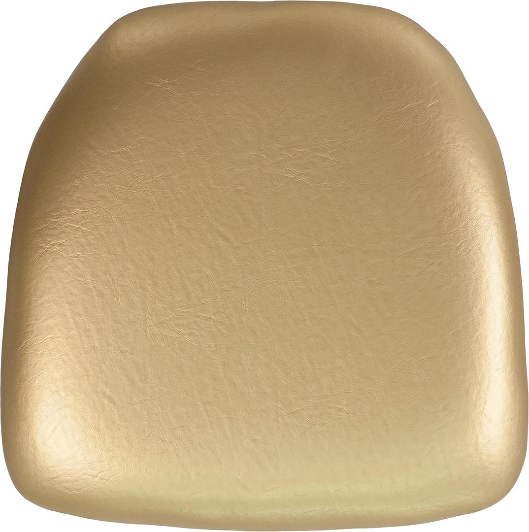 Flash Furniture Hard Gold Vinyl Chiavari Chair Cushion