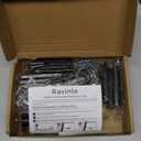 Ravinte 20 Pack Solid 3 Inch Center to Center Slim Square Bar Drawer Handles Kitchen Cabinet Handles Black Drawer Pulls Kitchen Cabinet Hardware Kitchen Handles Matte Black Cabinet Pulls