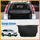 Retractable Cargo Cover for Honda CRV 2012-2016 Waterproof Non Slip SUV Rear Trunk Shielding Shade Black Replacement