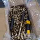 VEVOR Ratchet Chain Binder, 5/16 in x 10 ft G80 Chains, 8000 lbs Working Load of Ratchet Load Binder, Chains and Binders Set, Tie Down Hauling Chain Binders for Hauling, Towing, Logging, Lifting, 2P 10ft