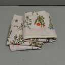 Vintage Floral Kitchen Towels Decorative Set of 2 Sage Green Herbs and Wildflowers Dish Towels Cute Botanic Absorbent Hand & Tea Towel for Kitchen Farmhouse Spring Summer Decor 16"x24"