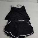 Talisea Women 2 Piece Tankini Swimsuit with Pockets Boy Shorts Modest Bathing Suit Tummy Control Tank Top L