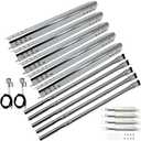 Direct Store DG275 Replacement Kits for Charbroil Performance 5 Burner 463347519, 463347518, 463347017, 463673017, 463376018P2 Liquid Propane, Grill Burner, Heat Plate Tent Shield, Carryover Tube, 5pk