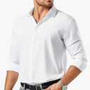 Dress Shirts for Men Big and Tall(3XL) Button Down Long Sleeve Tuxedo Business Casual Collared Shirt