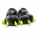 Unisex Soft Monster Claw Slippers Fun Dino Slippers Animal Paw Shoes For Men Women Boy Girl With Home Halloween Party Cosply Costume Footwear, Size 3/4