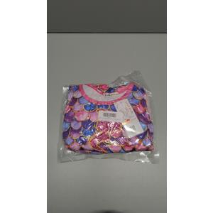 LQSZ Girls Princess Dresses Toddler Tulle Dress with Cute Puff Sleeves for Birthday Party Outfit,Summer, 130