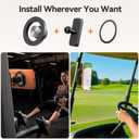 Gym Golf-Cart Magnetic Phone Holder:[Fit for Popsocket & 20+8*N52 Magnets] for Magsafe Daul Mount Accessories Gift for Men Women,Only Fit for iPhone 12-17 Series