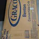 Graco Benton 5-in-1 Convertible Crib GREENGUARD Gold Certified, Converts from Baby Crib to Toddler Bed, Daybed and Full-Size Bed, Fits Standard Full-Size Crib Mattress (Gray)