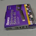 Roku Streaming Stick 4K - HDR & Dolby Vision Roku Streaming Device for TV with Voice Remote & Long-Range Wi-Fi - Free & Live TV