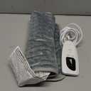 Deepsoon Heating Pad,Electric Heating Pads for Back,Neck,Abdomen,Moist Heating Pad for Shoulder,Knee,Arms,Legs,Dry/Moist Heat & Auto Shut Off,Christmas Gifts for Men and Women,Light Gray,24x12 Inch