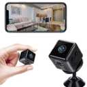 Vitreousleaf Mini Camera, Hidden Camera，1080P HD Indoor Cameras for Home Security, USB Charger Indoor Wireless WiFi Security Control pet Camera, Baby Monitor, with Night Vision Function