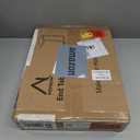 C-Shaped End Table, Small Couch Side Table, Sofa TV Tray Table for Living Room, Bedroom, Bedside ET-X-BK1