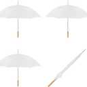 Wedding Umbrella - Manual Open - 10 Pack (White)