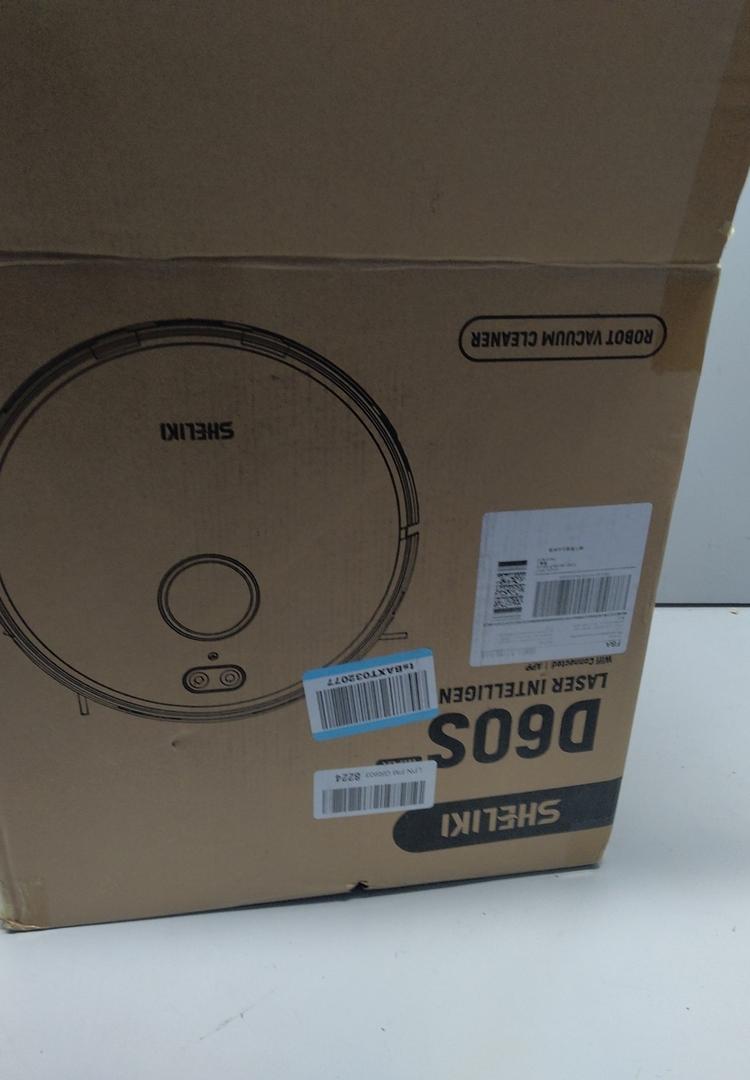 SHELIKI Robot Vacuum and Mop Combo, Self-Emptying Robotic Vacuums Cleaner LiDAR Navigation for Hard Floor