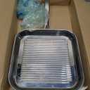Tramontina Signature Tri-Ply Clad Stainless Steel 11-Inch Square Grill Pan, Induction-Ready, Dishwasher-Safe, NSF-Certified, Made in Brazil